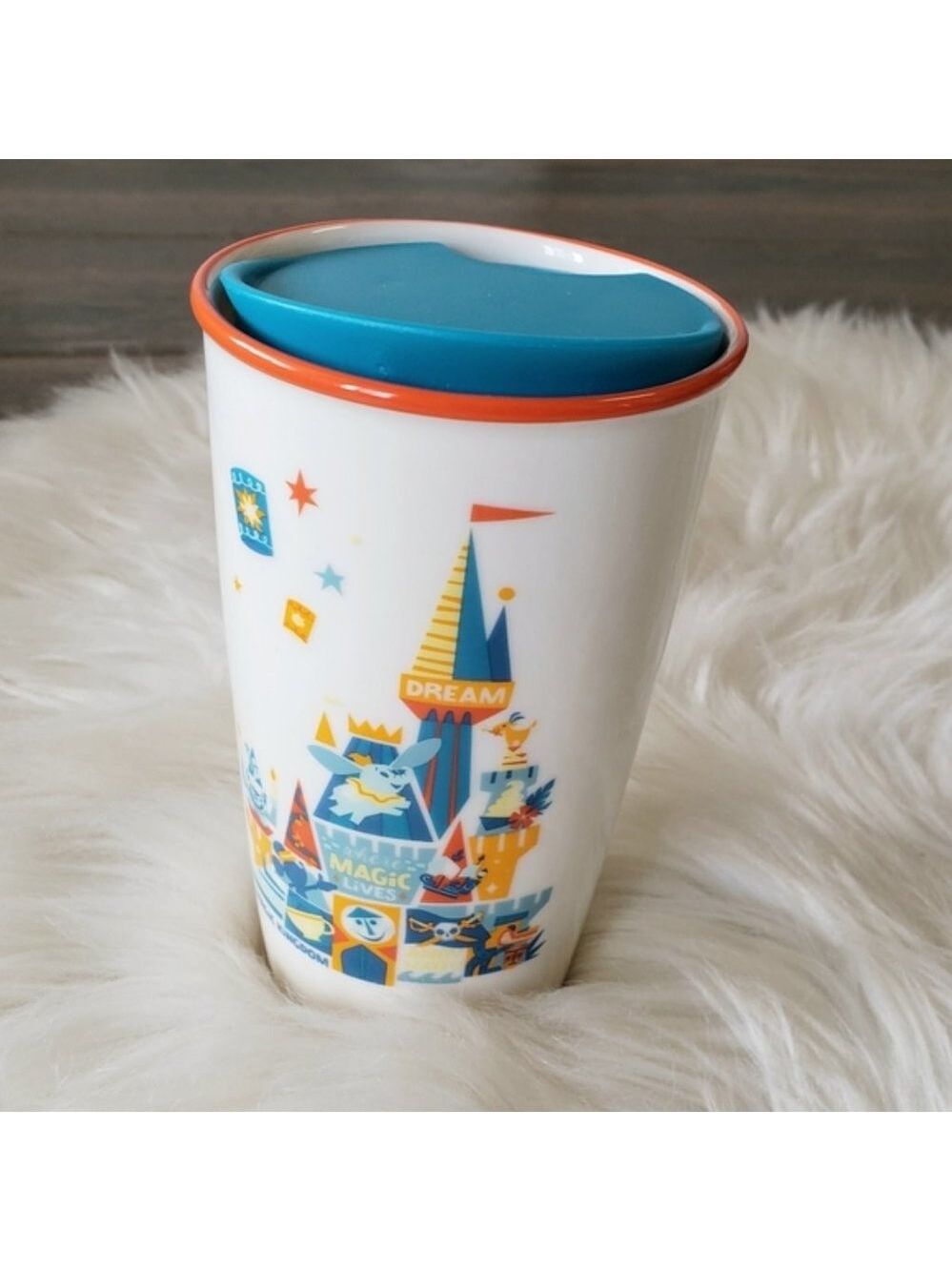 Disney Starbucks Magic Kingdom Ceramic Tumbler - Picture 6 of 12